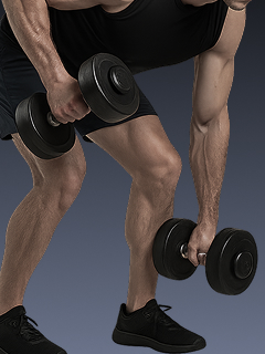 Dumbbell Row Standing - Build Upper Body