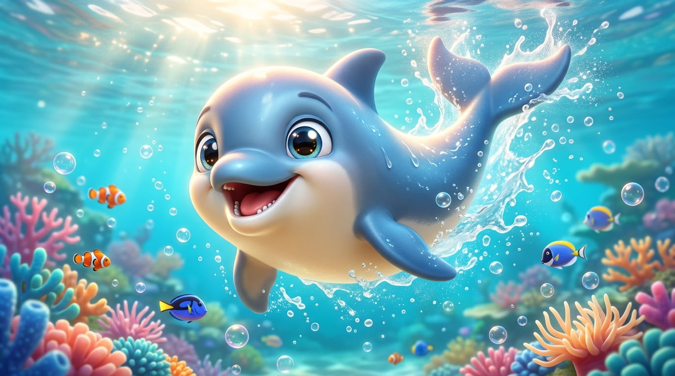 Finnick the Dolphin - A Smart Ocean Friend Adventure