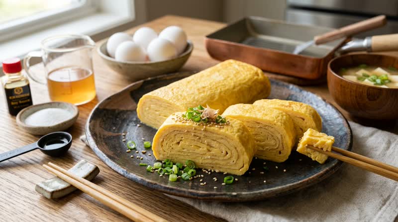 Tamagoyaki (Japanese Rolled Omelette)