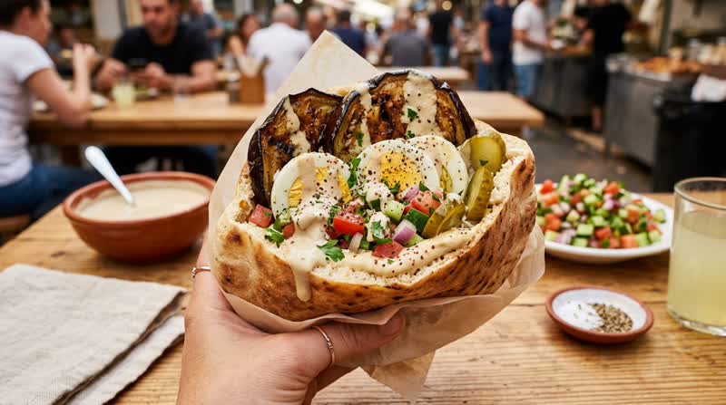 Sabich Sandwich