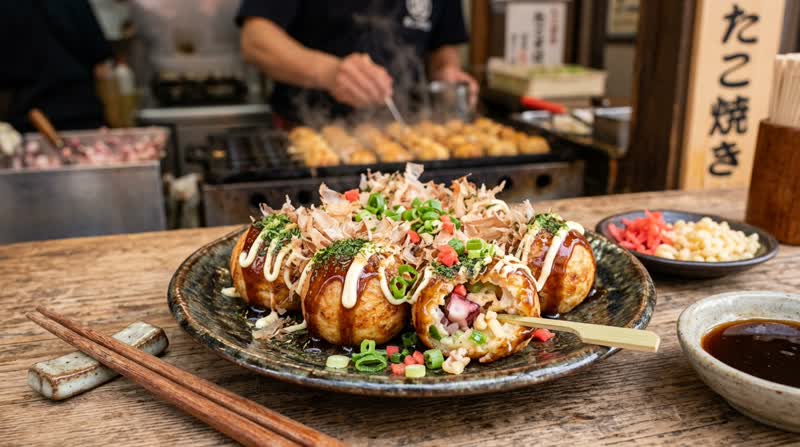 Takoyaki (Octopus Balls)