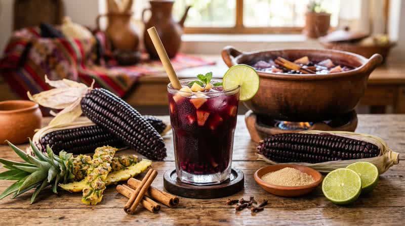 Chicha Morada (Peruvian Purple Corn Drink)