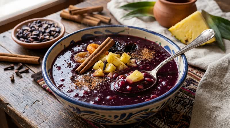 Mazamorra Morada (Purple Corn Pudding)