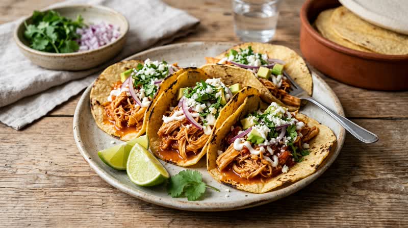 Chicken Tinga Tacos